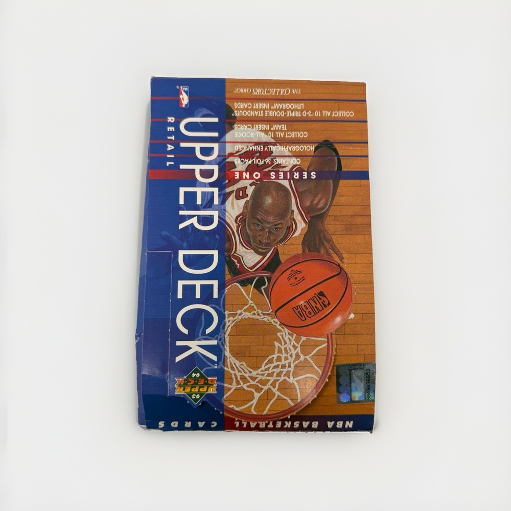 1993-94 Upper Deck NBA Basketball Card Lot Opened Box Michael Jordan Vintage